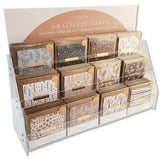 12 Gratitude Card Tabletop Acrylic Display with Signage