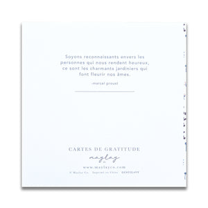 So Delicate Cartes de Gratitude Greeting Card in French