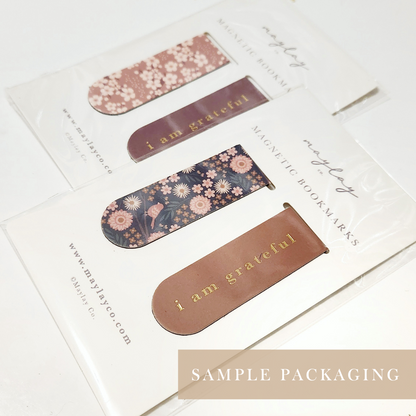 Hydrangeas Floral Magnetic Bookmarks (Set of 2)