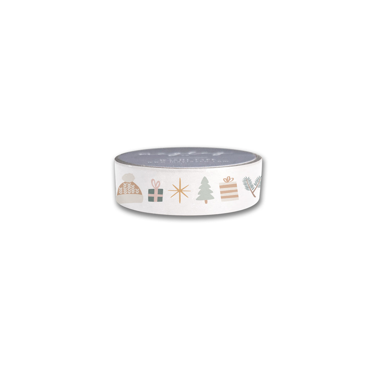Roll of Cozy Winter JOY Christmas washi tape