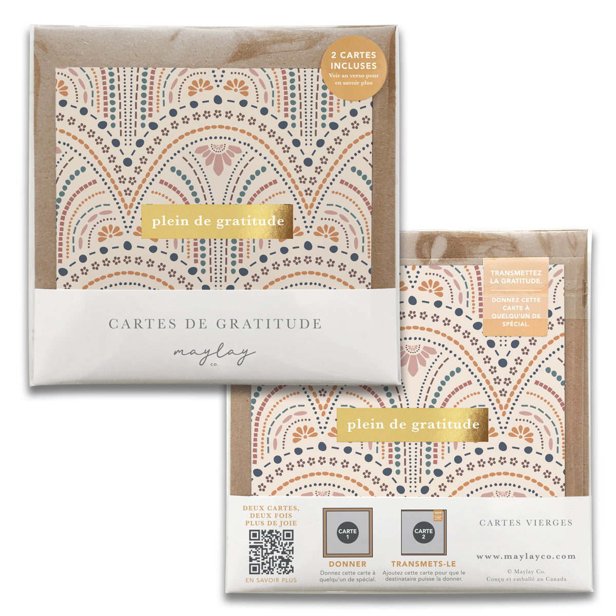 So Delicate Cartes de Gratitude Greeting Card in French